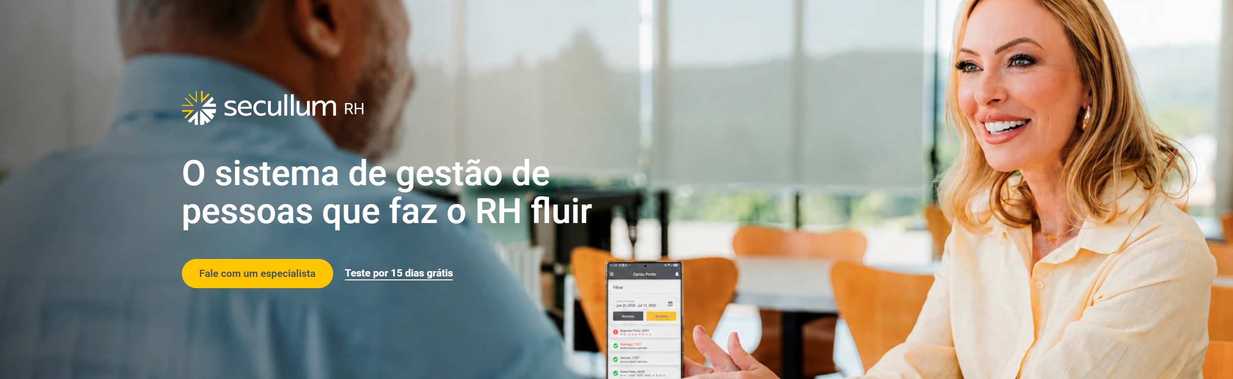Secullum RH — o sistema de gestão de pessoas que faz o RH fluir, com app de ponto no celular